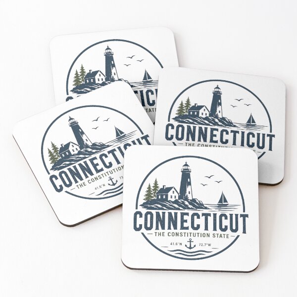 Item preview, Connecticut State Print Logo / Connecticut Pride designed and sold by Thehatinthecat.