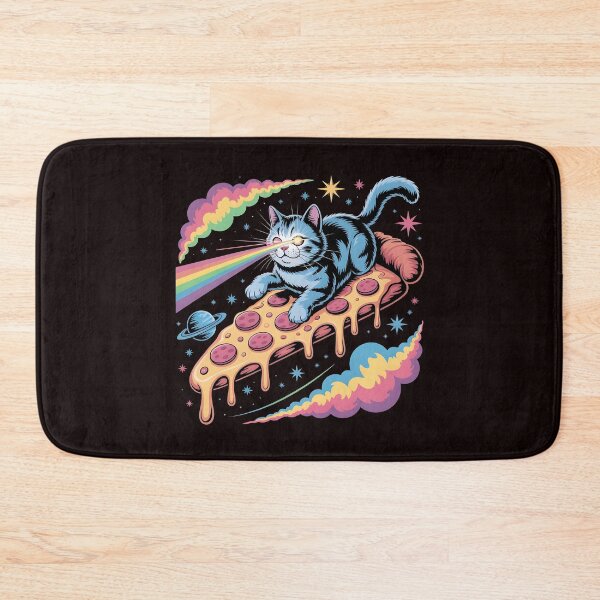 Item preview, Space Cat Pizza Laser Eyes Kitty Galaxy Food  designed and sold by Redgiant87x.