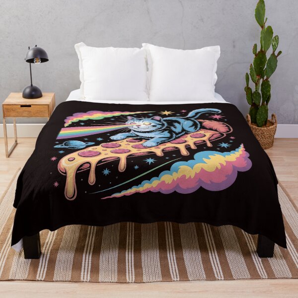 Item preview, Space Cat Pizza Laser Eyes Kitty Galaxy Food  designed and sold by Redgiant87x.