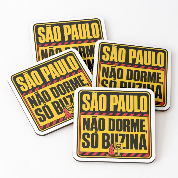 Item preview, São Paulo Não Dorme Só Buzina Traffic Humor designed and sold by POD DYNASTY.
