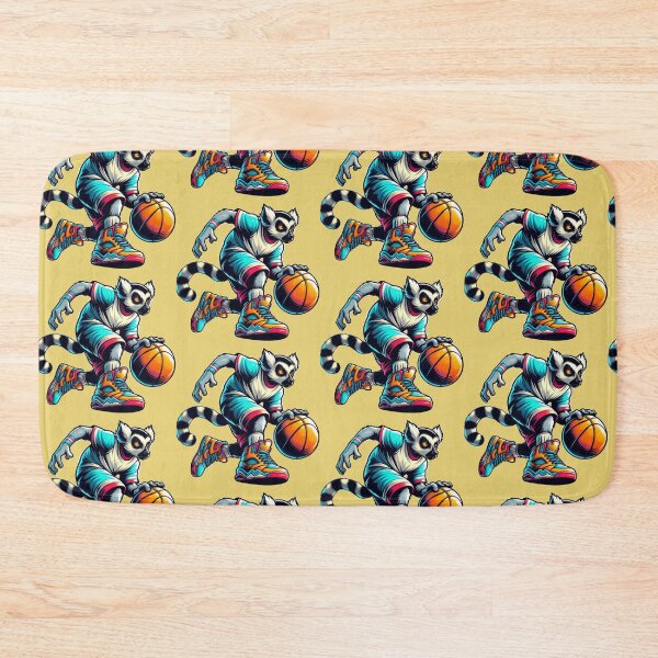 Item preview, Basketball Lemur – Playful Sports Animal Art designed and sold by Dogandesighn.