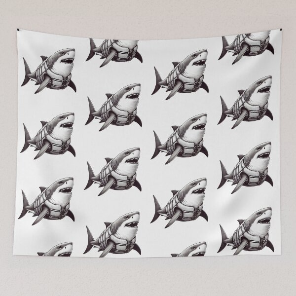 Item preview, Lifeguard Shark designed and sold by heptenart.