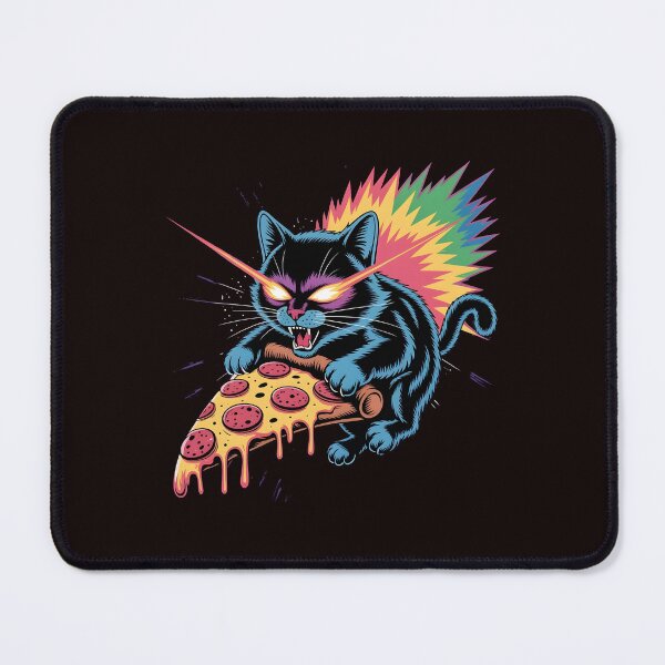 Item preview, Space Cat Pizza Cute Kitty In Space With Pizza designed and sold by Redgiant87x.
