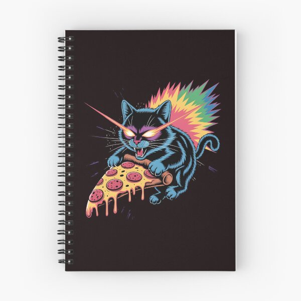 Item preview, Space Cat Pizza Cute Kitty In Space With Pizza designed and sold by Redgiant87x.