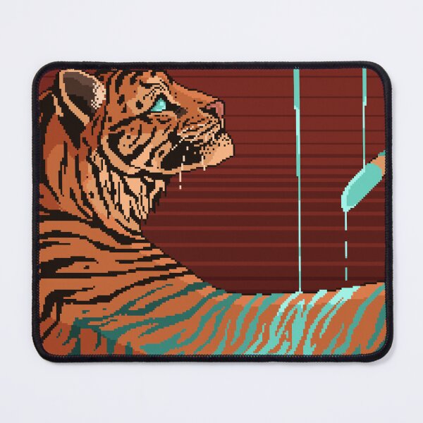 Item preview, Pixel Art Paint Tiger designed and sold by spicynoodleart.