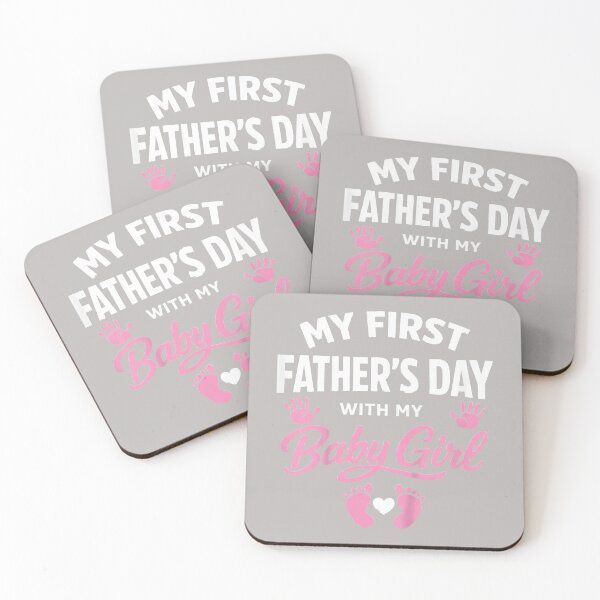 Item preview, My First Fathers Day with Baby Girl Funny First Time Dad designed and sold by mjohnson9.