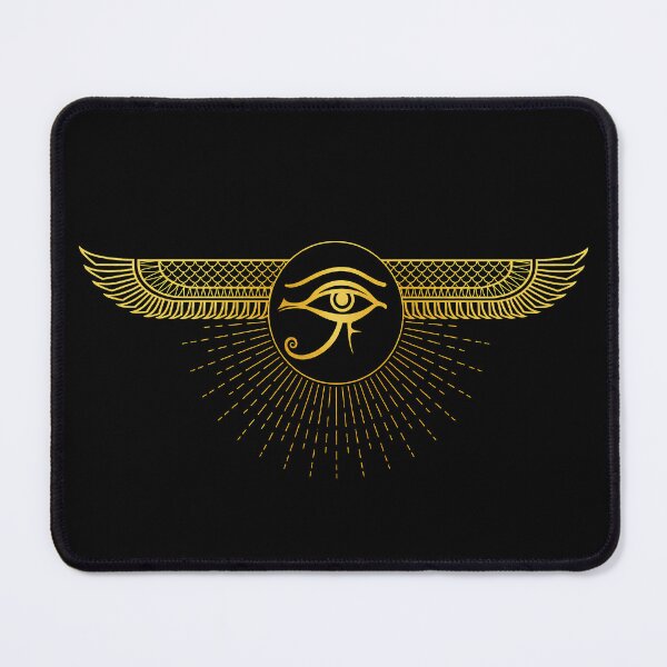 Item preview, Golden Winged Eye of Horus Sunburst designed and sold by Ahmed-G-Designs.