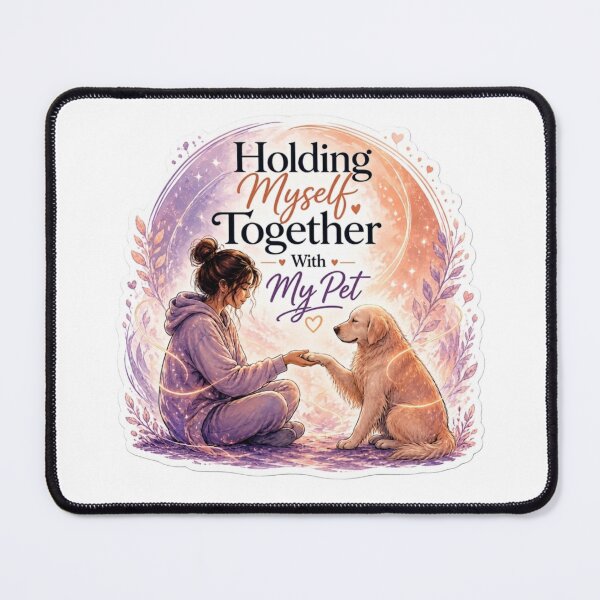 Item preview, Holding Myself Together With My Pet Emotional Dog Lover Shirt designed and sold by Safe Haven Pets.