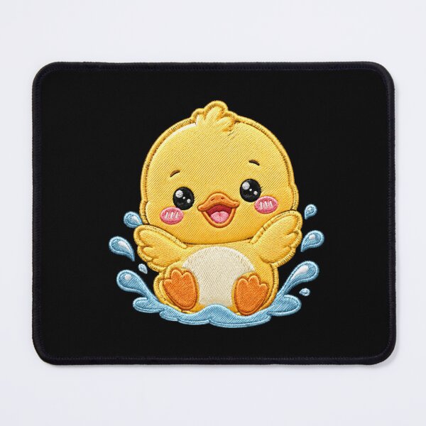 Item preview, Kawaii Baby Duck Embroidery Patch Cute Chibi designed and sold by ColorSplash123.