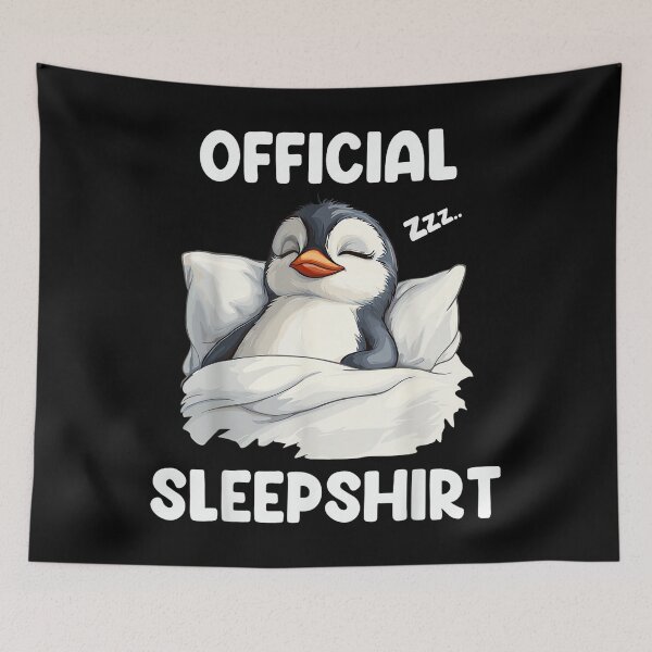 Item preview, Official Sleepshirt Sleeping Penguin Animal Lovers Pajama designed and sold by JanetteNWillis.