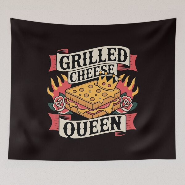 Item preview, Grilled Cheese Queen Funny Sandwich Lover designed and sold by Redgiant87x.