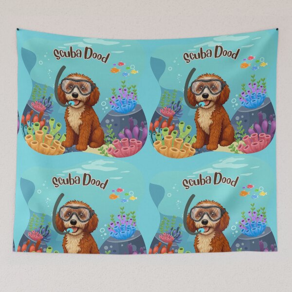 Item preview, Scuba Doodle Leo designed and sold by Doodles Down South.