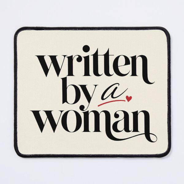 Item preview, Written by a Woman Minimalist Feminist Typography Design designed and sold by TheStephanieRome.