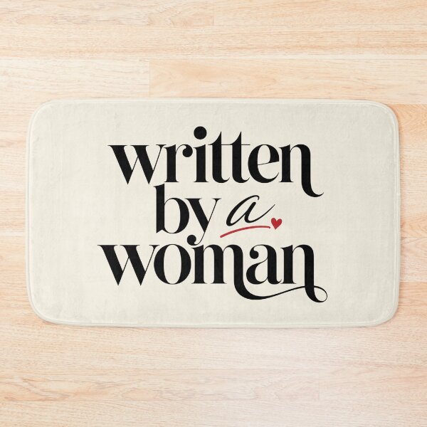 Item preview, Written by a Woman Minimalist Feminist Typography Design designed and sold by TheStephanieRome.