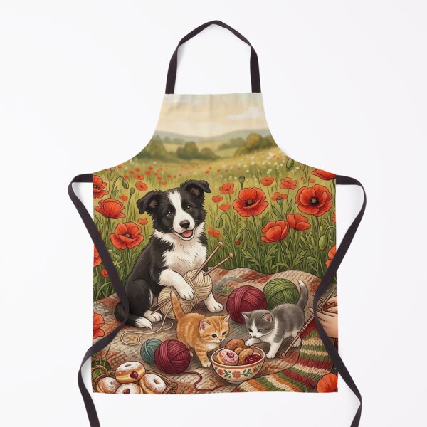 Item preview, Border collie and kitty designed and sold by ArtStyleTetka.