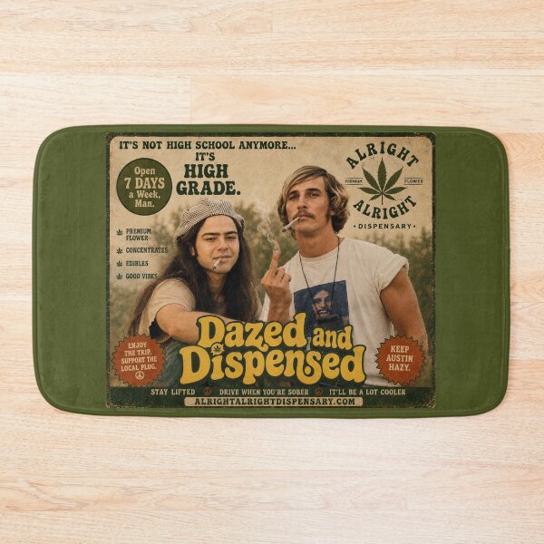 Item preview, Dazed and Dispensed Retro Stoner Movie Parody Shirt | Vintage Cannabis Dispensary Tee | 70s Weed Culture Graphic designed and sold by GhostDawgs.