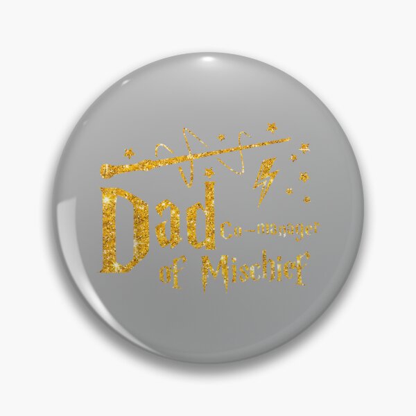 Item preview, Dad Co- Manager of Mischief Father's Day Funny Men Magical designed and sold by GreggRoss.