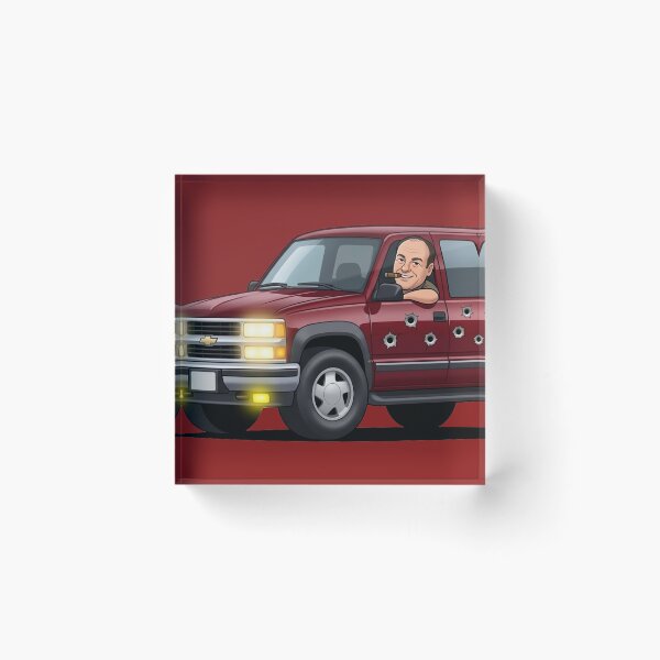 Item preview, The Sopranos Family Cuties - Tony’s Suburban – "Under Fire" Edition designed and sold by CleverCulture.