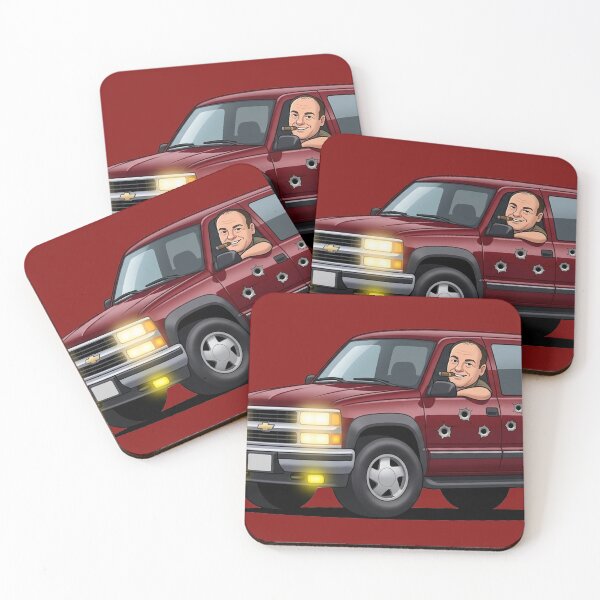 Item preview, The Sopranos Family Cuties - Tony’s Suburban – "Under Fire" Edition designed and sold by CleverCulture.