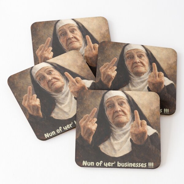 Item preview, Nun of Your Businesses  designed and sold by Halifaxartguy.