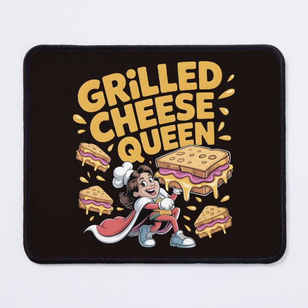 Item preview, Grilled Cheese Queen Cheese Lover Tee for Foodies designed and sold by Redgiant87x.