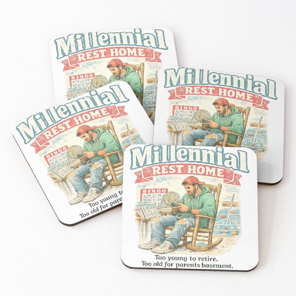Item preview, Millennial Rest Home — Too Young to Retire. Too Old for the Basement. designed and sold by LostHillbilly's Parody Palace.