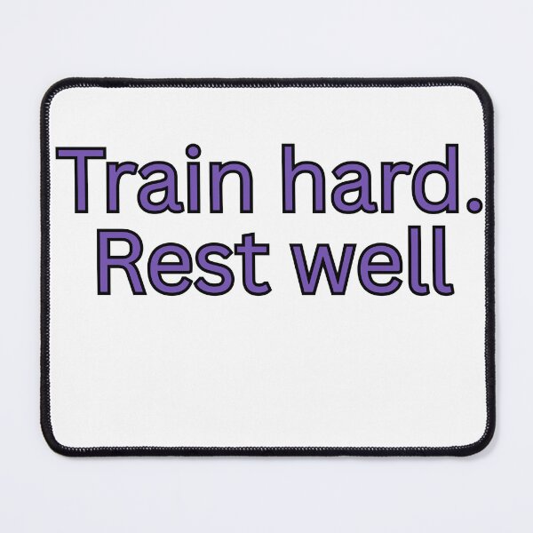 Item preview, Train hard. Rest well-gym quote designed and sold by HustlersShop77.