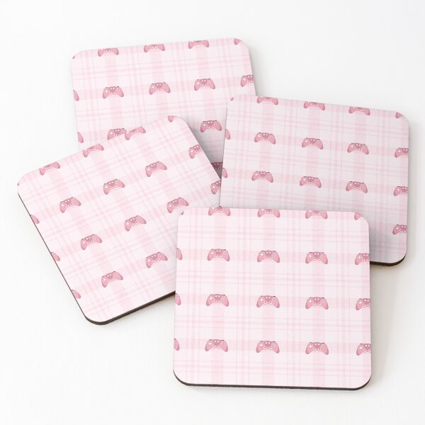 Item preview, Cute Pink Plaid Gaming Controller Pattern | Girly Gamer Aesthetic | Coquette Gamer Design designed and sold by girlgamerstudio.