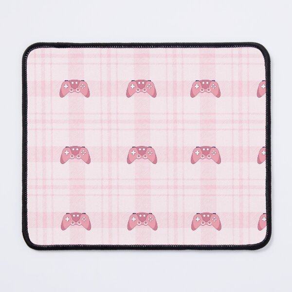 Item preview, Cute Pink Plaid Gaming Controller Pattern | Girly Gamer Aesthetic | Coquette Gamer Design designed and sold by girlgamerstudio.