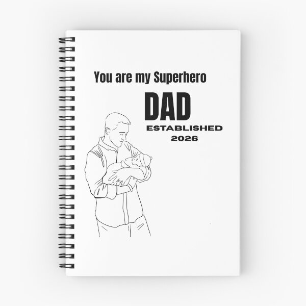 Item preview, Superhero Dad Established 2026 Father's Day Design designed and sold by JREEHBRAND.