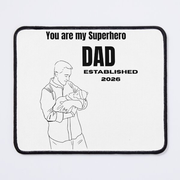 Item preview, Superhero Dad Established 2026 Father's Day Design designed and sold by JREEHBRAND.
