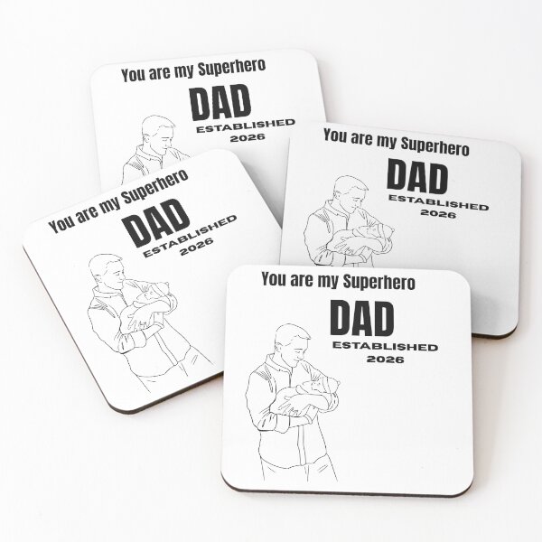Item preview, Superhero Dad Established 2026 Father's Day Design designed and sold by JREEHBRAND.