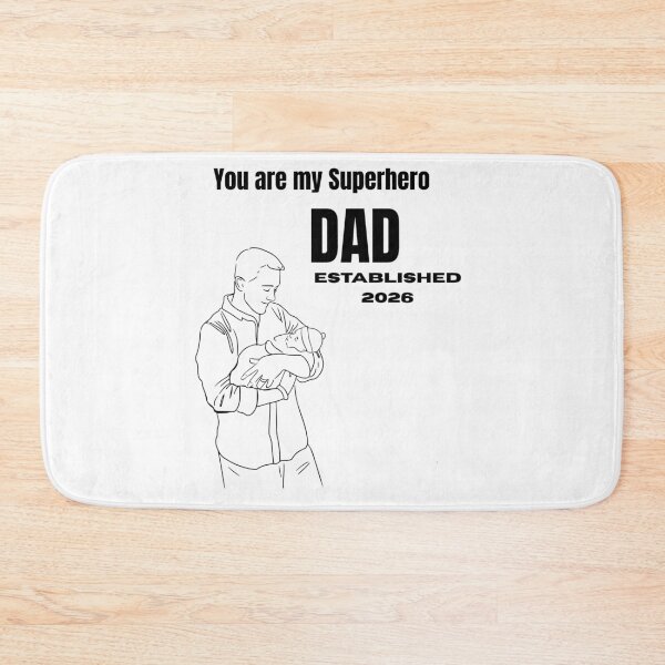 Artikelvorschau, Superhero Dad Established 2026 Father's Day Design entworfen und verkauft von JREEHBRAND.