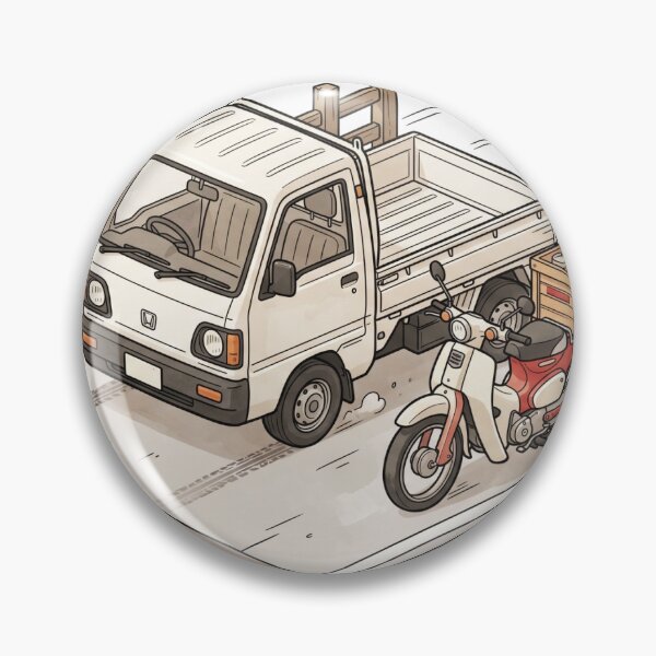 Item preview, Japanese Delivery: Kei Truck and Ramen Scooter designed and sold by Thanabordee.