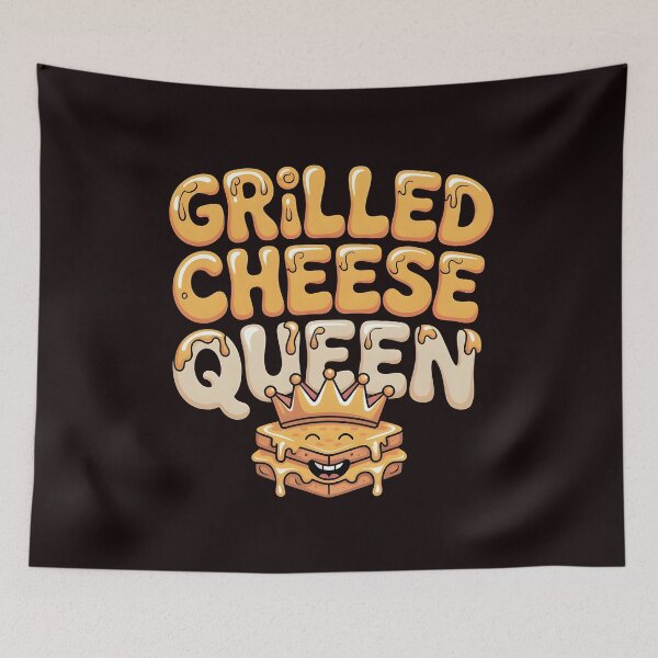 Item preview, Grilled Cheese Queen Cute Sandwich Lover Graphic designed and sold by Redgiant87x.