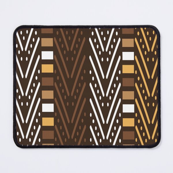 Item preview, Traditional Bogolan Pattern from Mali - Chic Ethnic Art designed and sold by Wolagno.