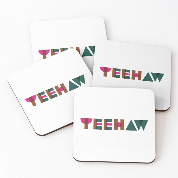 Item preview, YeeHaw Geometric Typography Art designed and sold by CLCCdesigns.