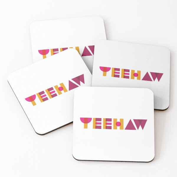 Item preview, YeeHaw Geometric Typography Art designed and sold by CLCCdesigns.
