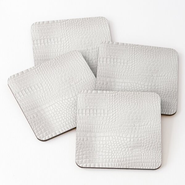 Item preview, Rounded Croc Scale White Leather Photo Texture designed and sold by DigitaICraft.