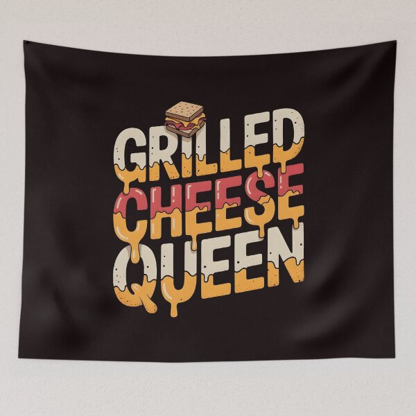 Item preview, Grilled Cheese Queen Retro Cheese Lover designed and sold by Redgiant87x.