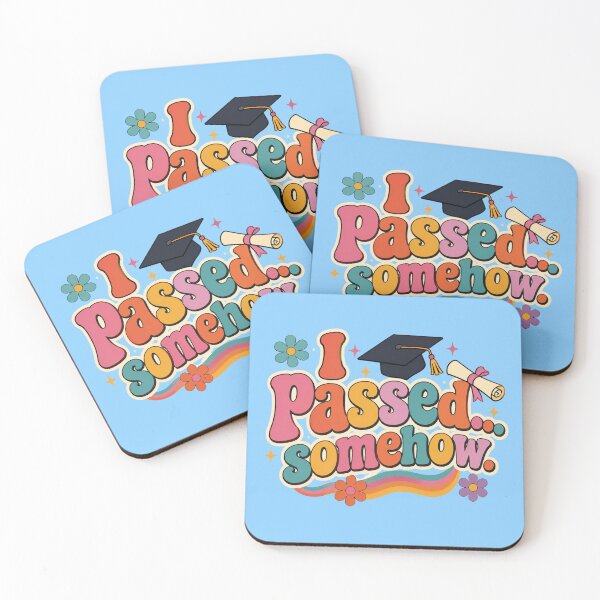 Item preview, I Passed Somehow Retro Graduation Funny Senior Design designed and sold by TheStephanieRome.