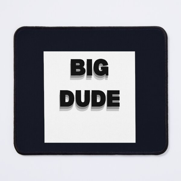 Item preview, BIG DUDE - Bold Shadow Typography designed and sold by VibeCheckVault.