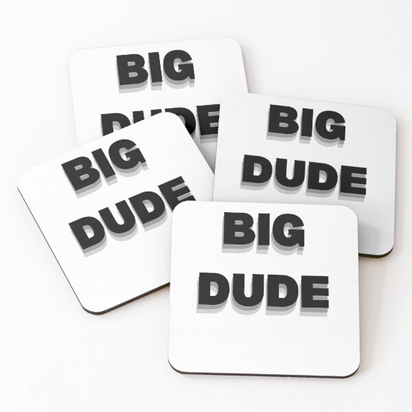 Item preview, BIG DUDE - Bold Shadow Typography designed and sold by VibeCheckVault.