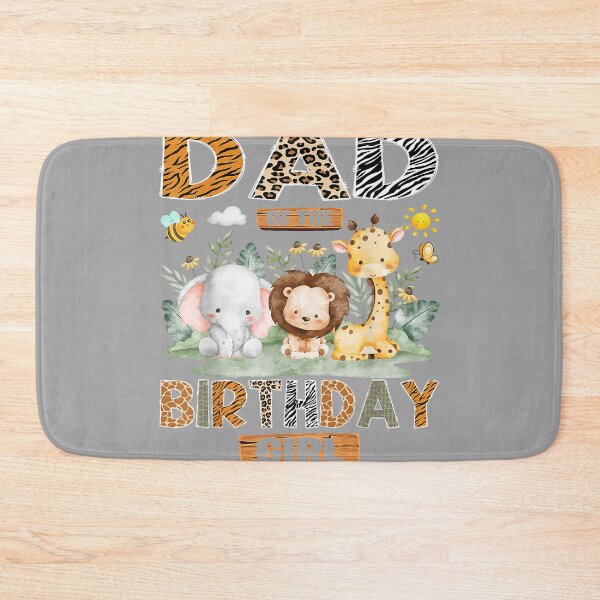 Item preview, Dad of The Birthday Girl Safari Jungle Wild Animals designed and sold by GreggRoss.