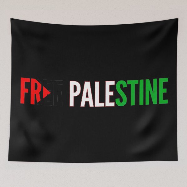 Item preview, Free Palestine Flag Typography - Bold Freedom Protest Design designed and sold by AbulailArt.