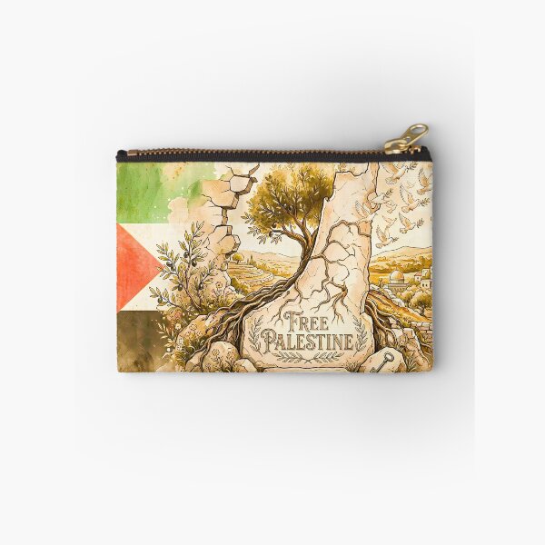 Item preview, Free Palestine - Solidarity and Freedom Vintage Watercolor Art designed and sold by AbulailArt.