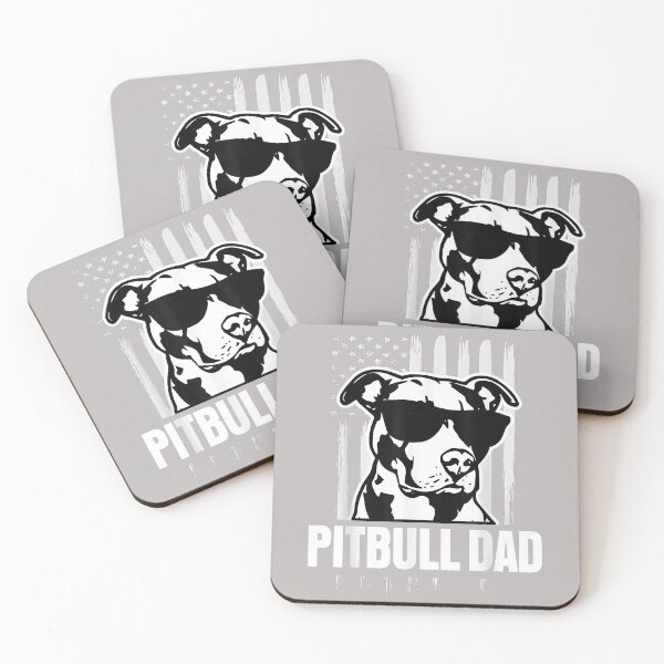 Item preview, Pitbull Dad Men Pitbull Lover Gift for Dog Dad American Flag designed and sold by mjohnson9.