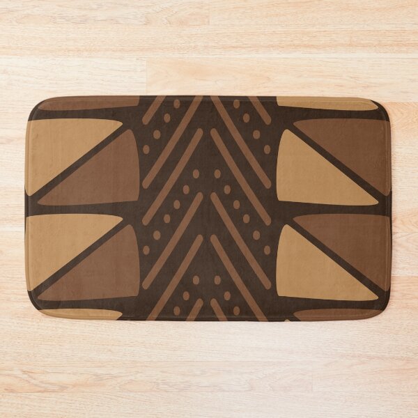 Item preview, Traditional Bogolan Pattern from Mali - Chic Ethnic Art designed and sold by Wolagno.