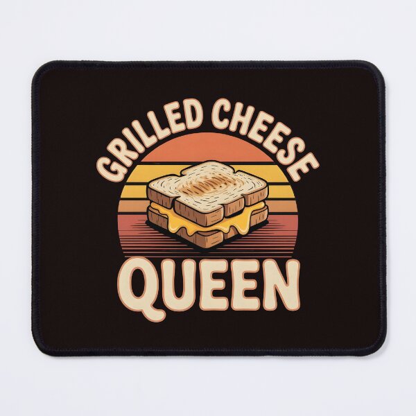 Item preview, Grilled Cheese Queen Foodie Sandwich Graphic designed and sold by Redgiant87x.
