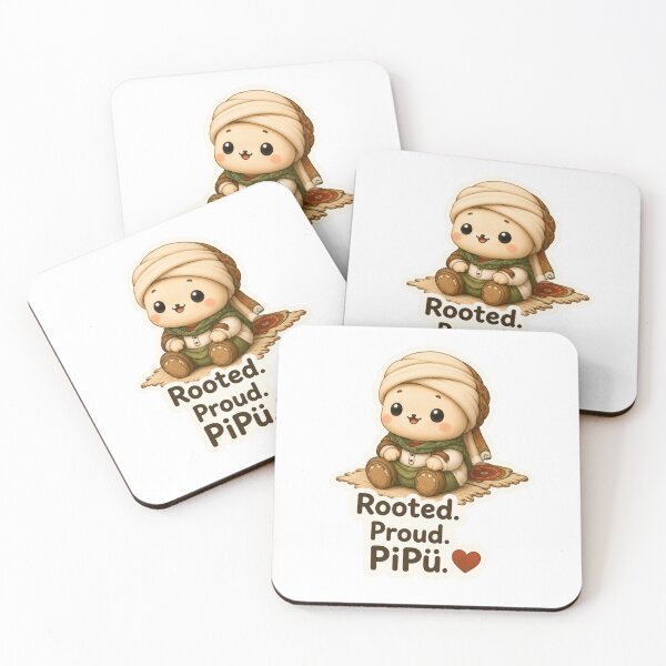 Item preview, Rooted. Proud. PiPü ❤️ | Cute Sudanese Cultural Character designed and sold by Rooted Culture.